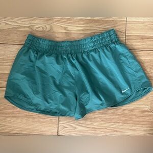 Nike Women's Teal DRI-FIT Athletic Shorts